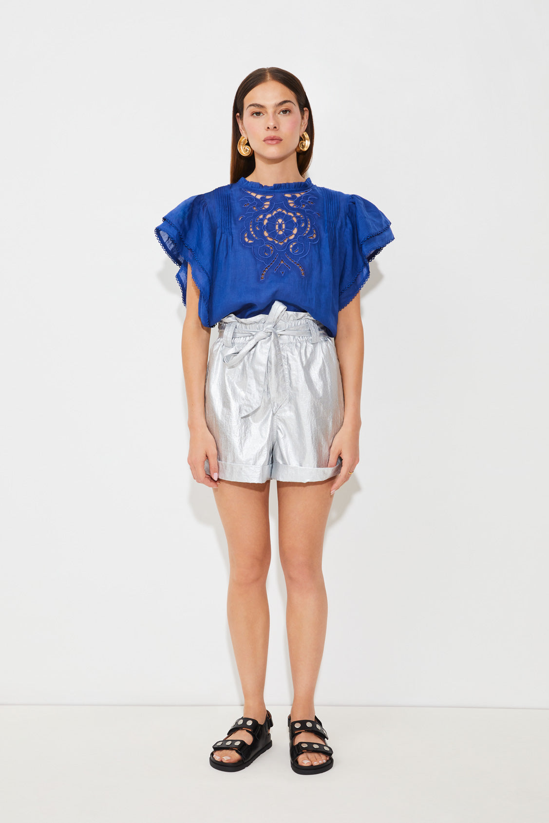Suncoo Love Royal Blue Top