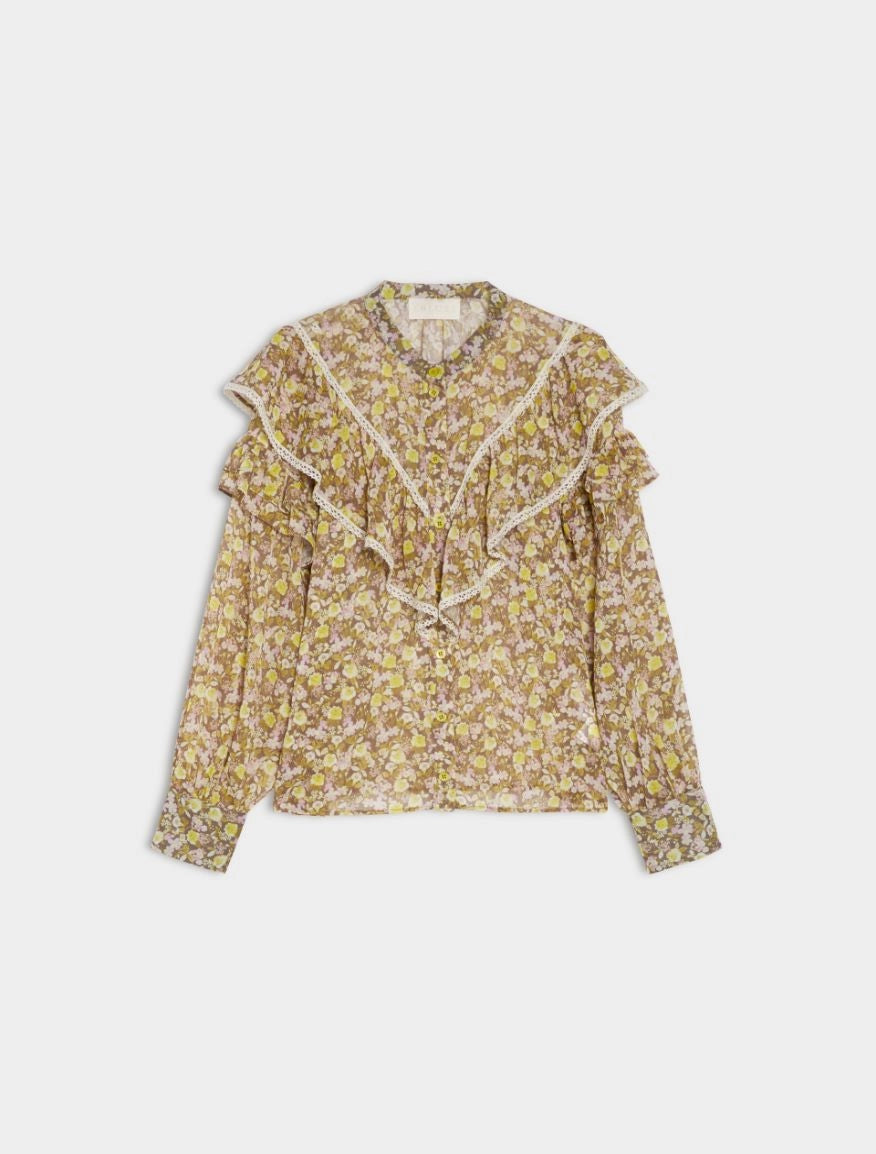 Iblues Iblmitico Printed Ruffle Shirt