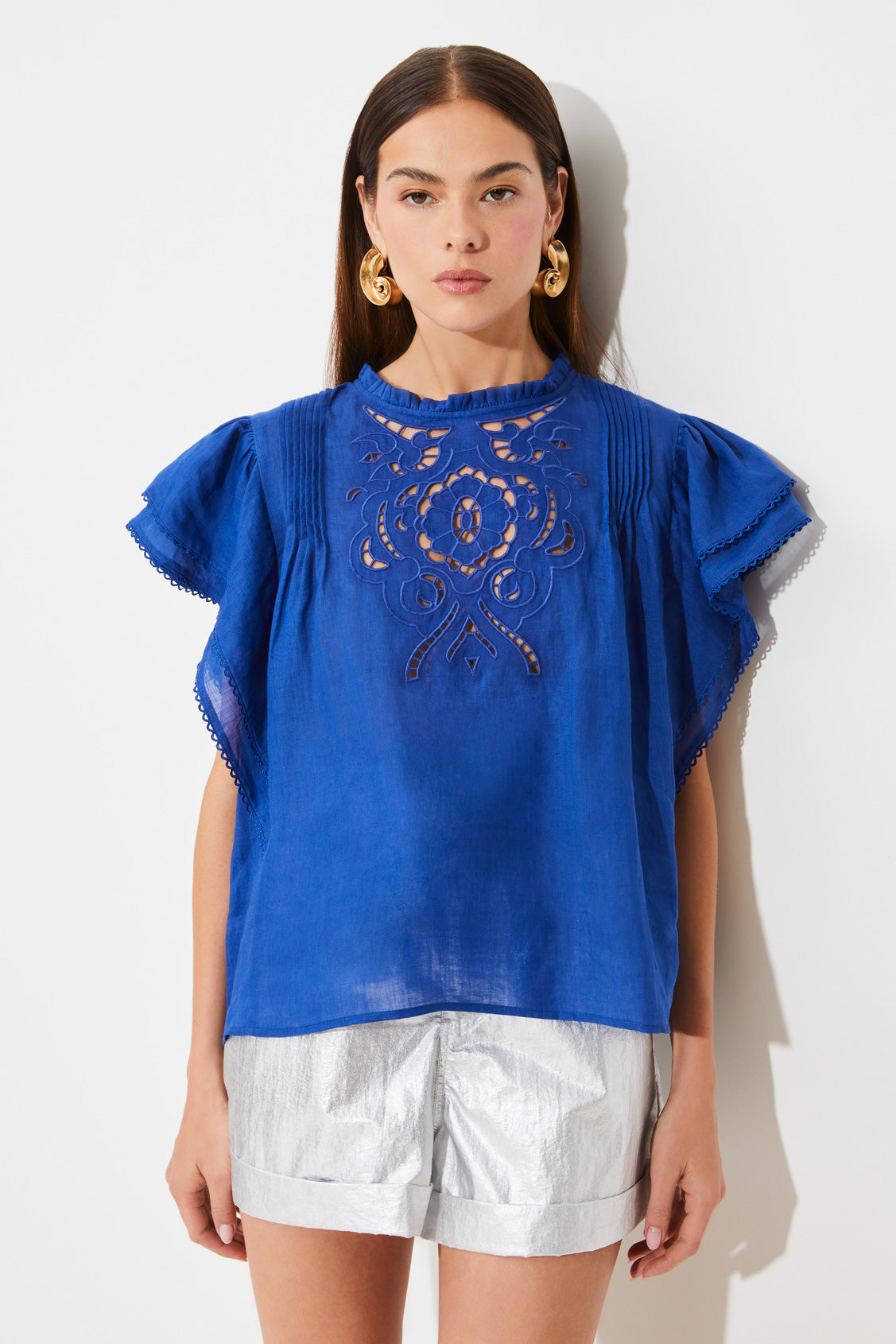 Suncoo Love Royal Blue Top