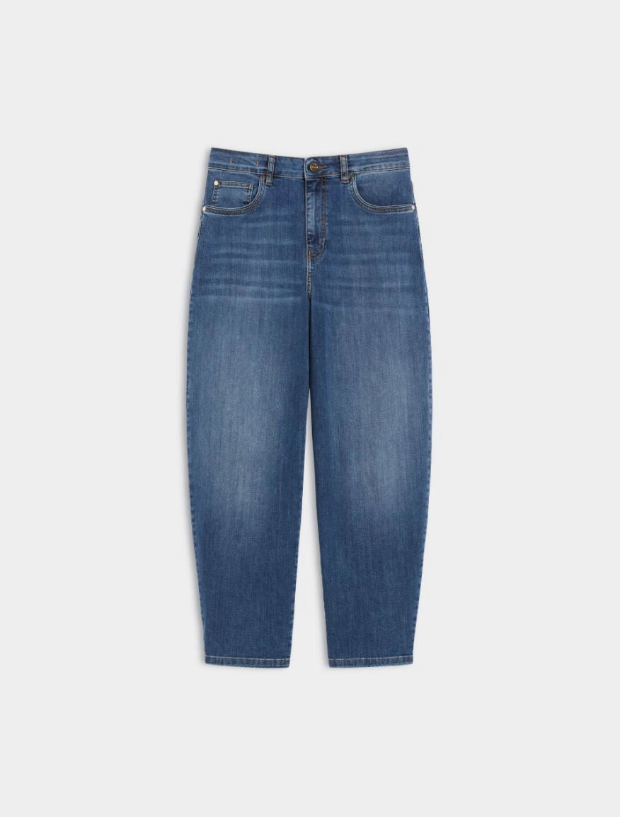 Iblues Charlotte Barrel Leg Denim Jeans