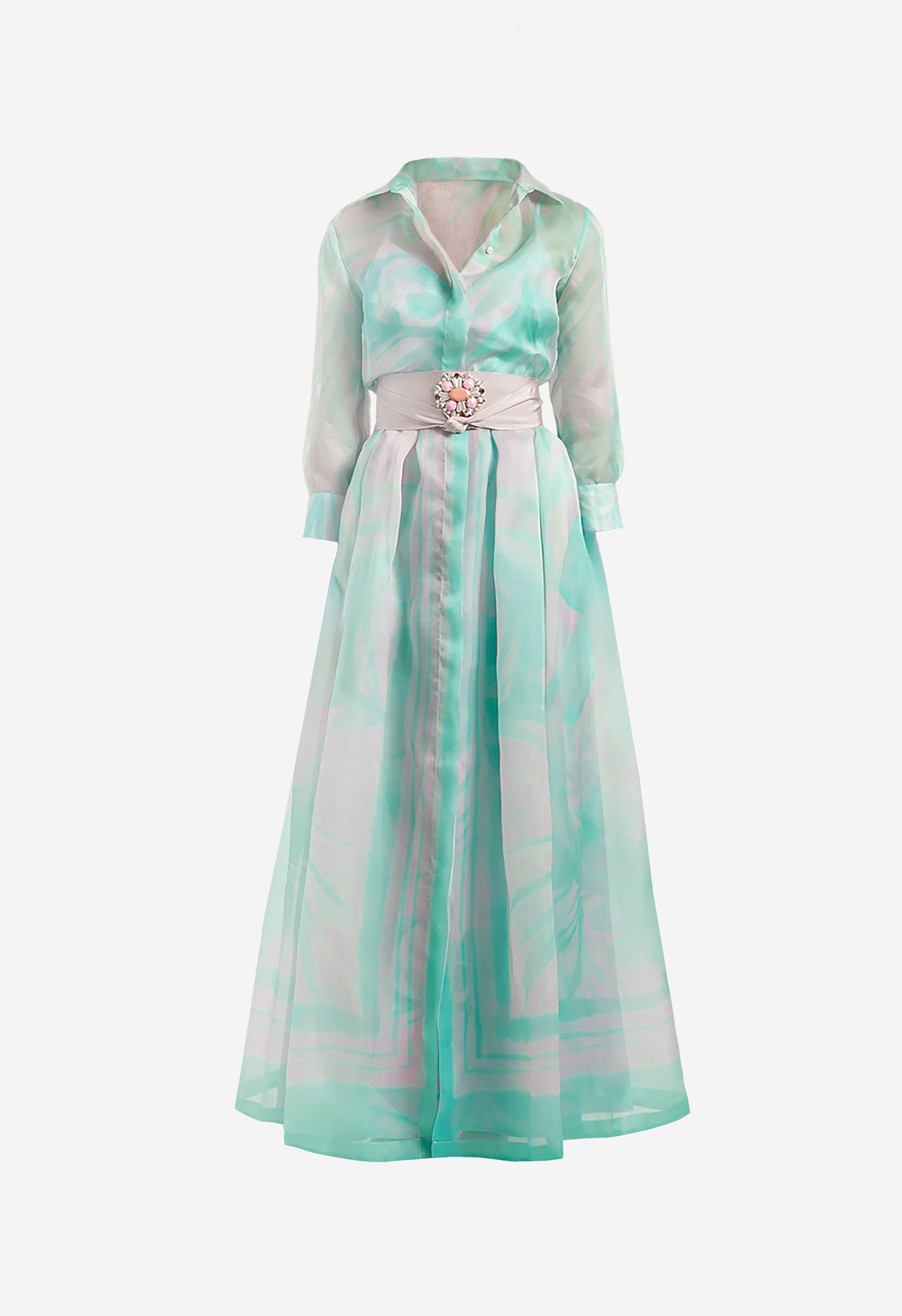 Sara Roka Acqua Palms Dress