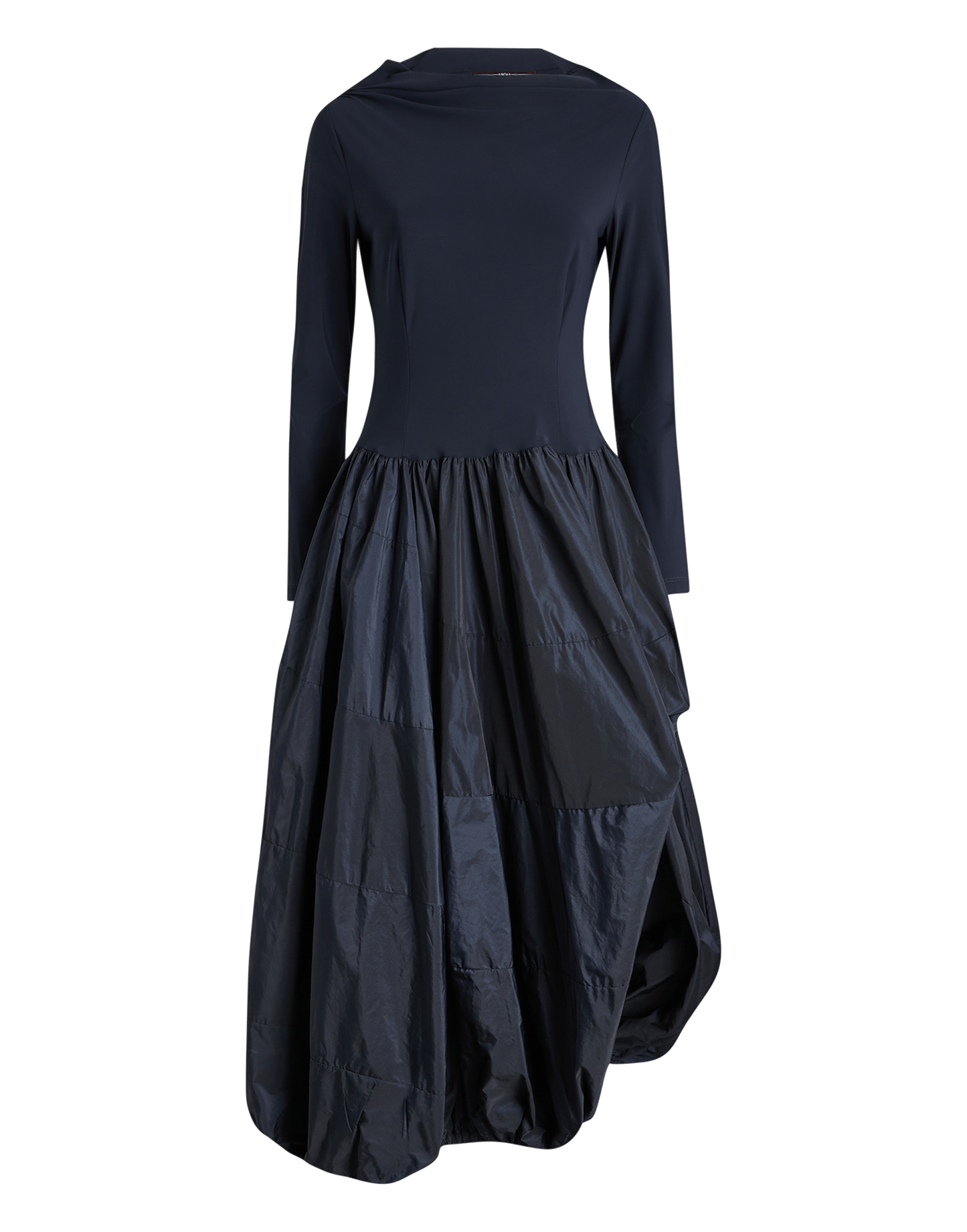 High Grid Navy Dress