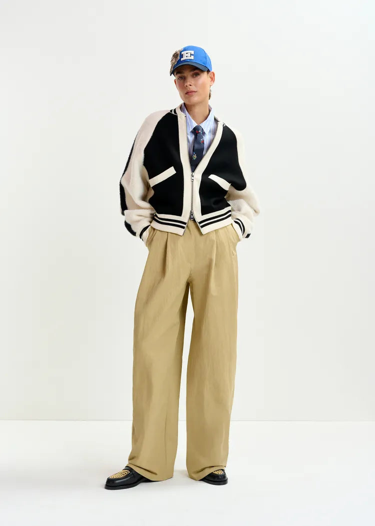 Essentiel Antwerp Knitted Bicolour Jacket