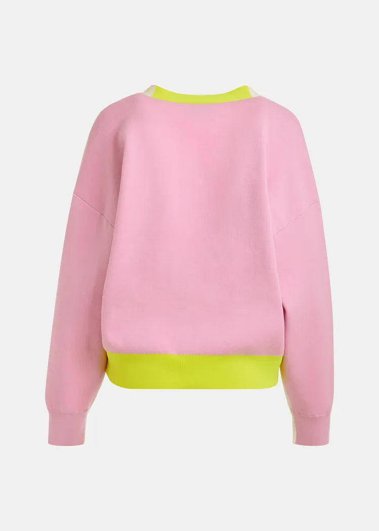 Essentiel Antwerp Jicolor Tri colour Cardigan