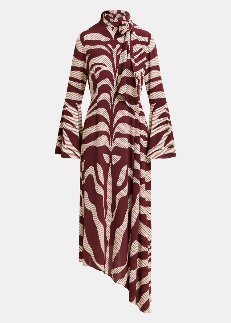 Essentiel Antwerp Istripe Asymmetric Dress