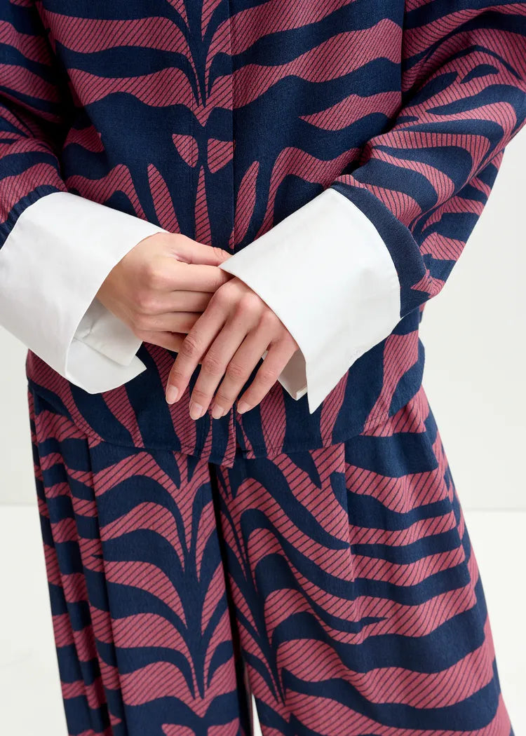 Essentiel Antwerp Ishow Zebra Print Shirt