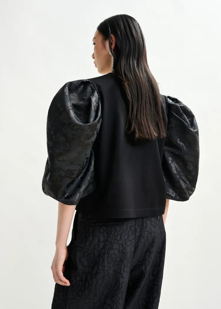 Essentiel Antwerp Imortal T Shirt Fabric Sleeve