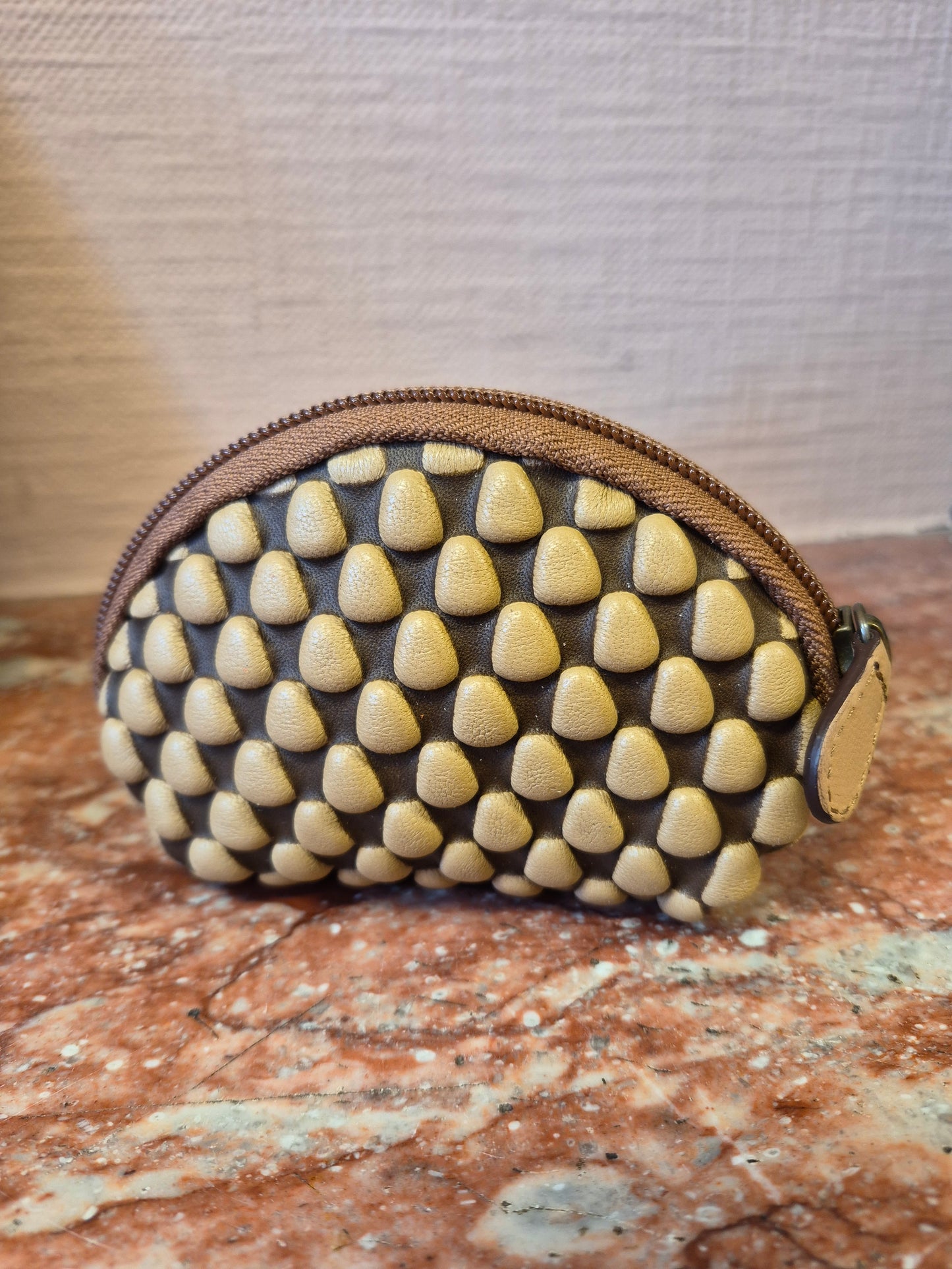 Tissa Fontaneda Half Moon Purse Stone