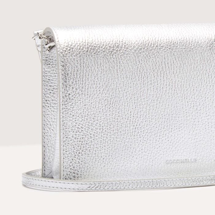 Coccinelle Silver Dandy Bag
