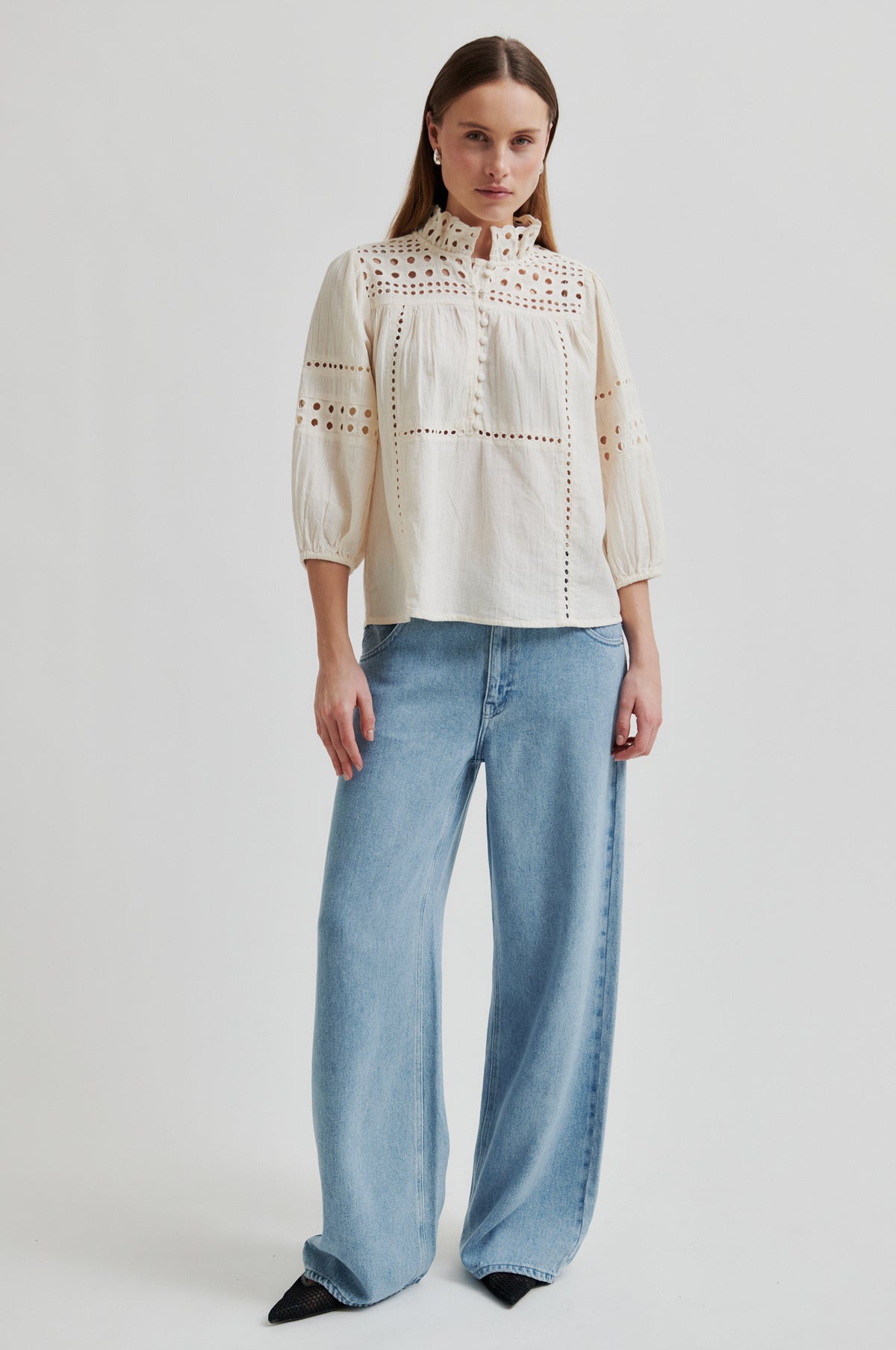 Second Female Brunie Ecru Blouse