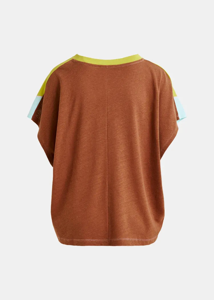 Essentiel Antwerp Hin Linen Colourblack T-Shirt