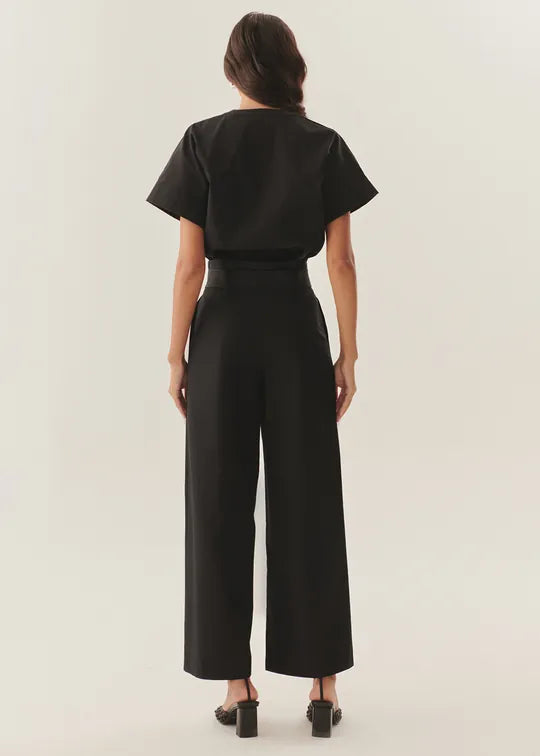 Exquise Lauren Navy Trousers