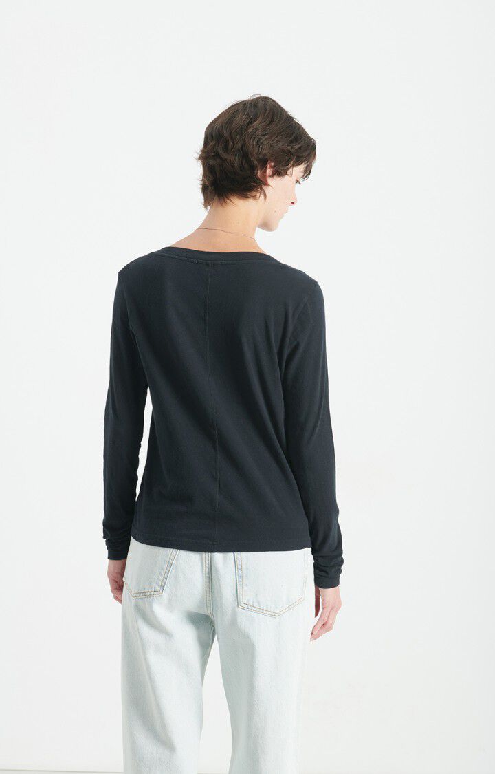 Gamipy Black Long Sleeve Top