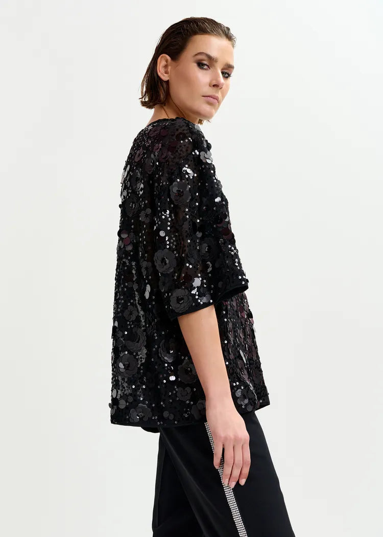 Essentiel Antwerp Isparkle Sequin Tape Top