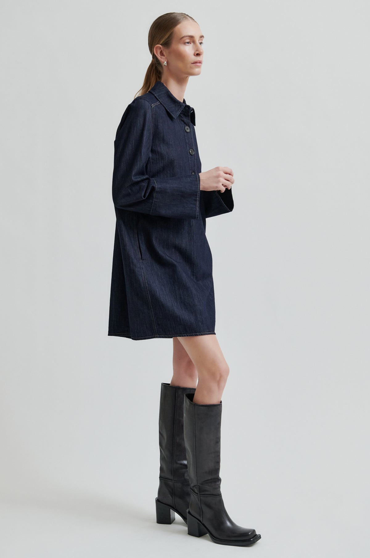 Second Female Dera Demin Tunic Dress