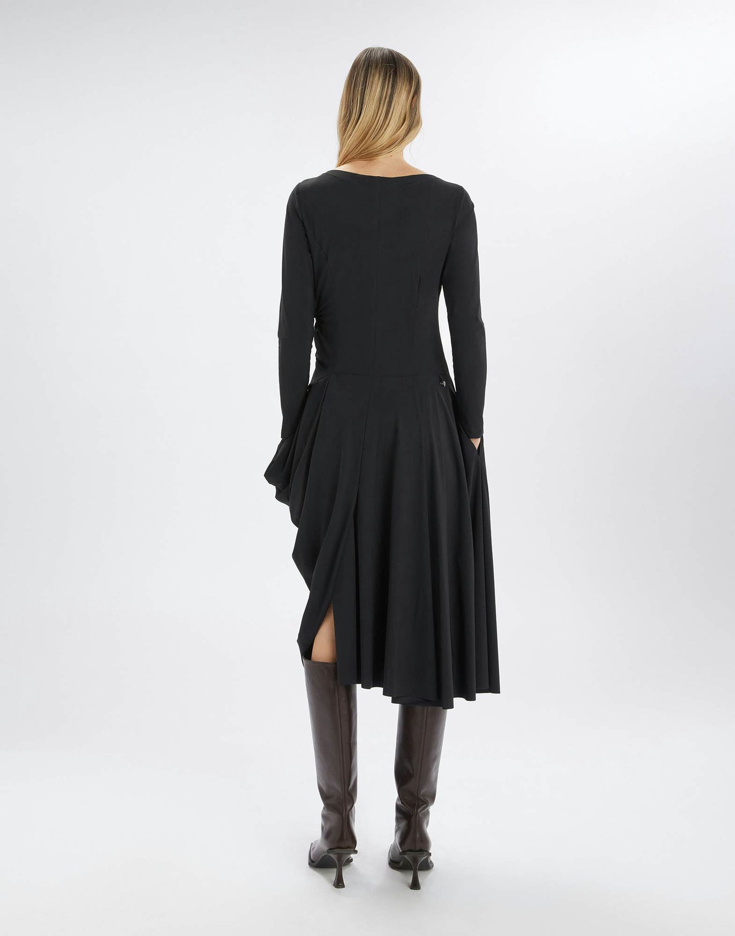 High Canticle Black Dress