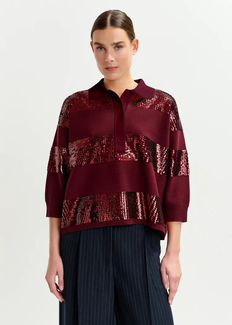 Essentiel Antwerp Illuminati Polo Top