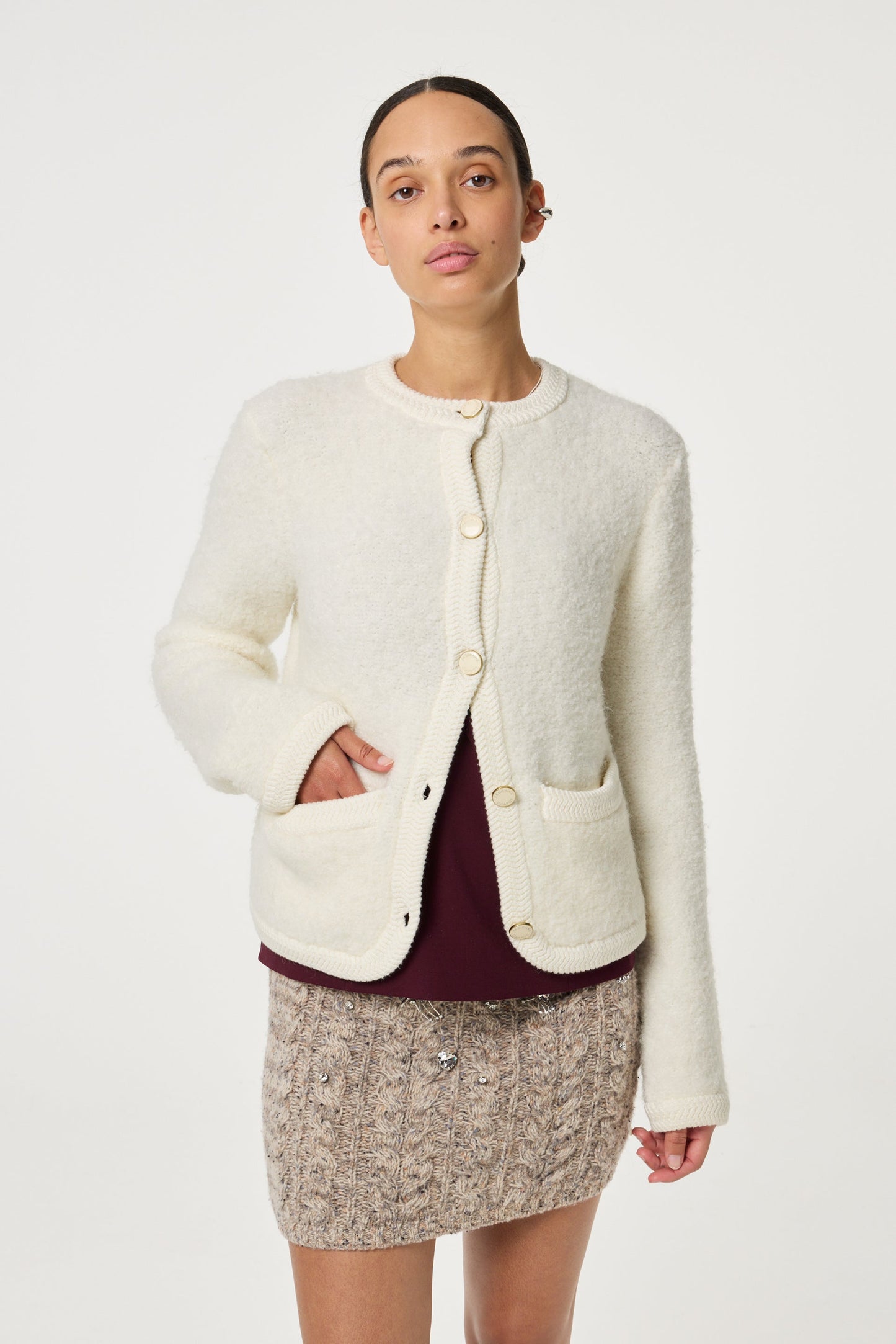 Fabienne Chapot Marcia Cream Cardigan