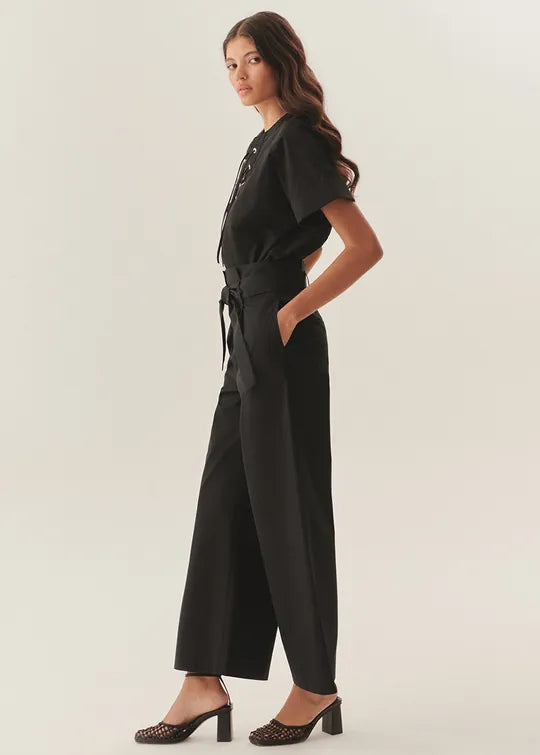Exquise Lauren Navy Trousers