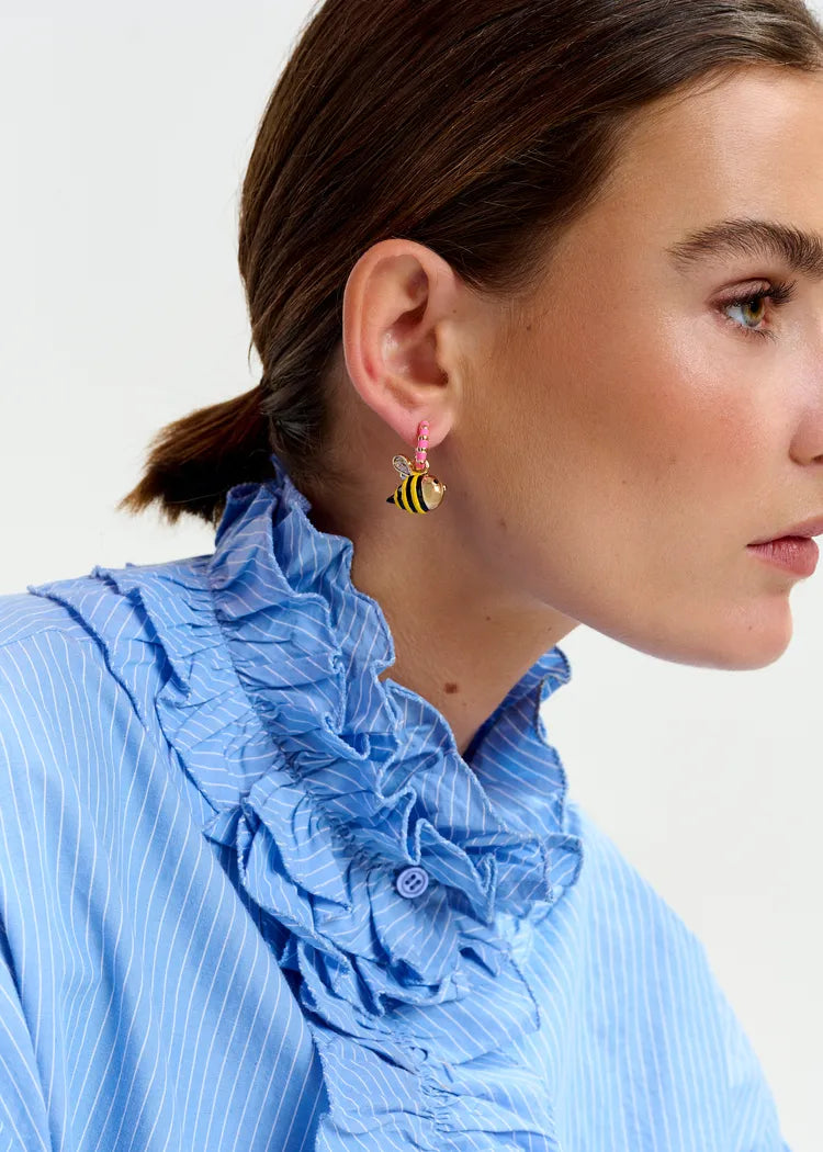 Essentiel Antwerp Ruffle Neckline Blouse