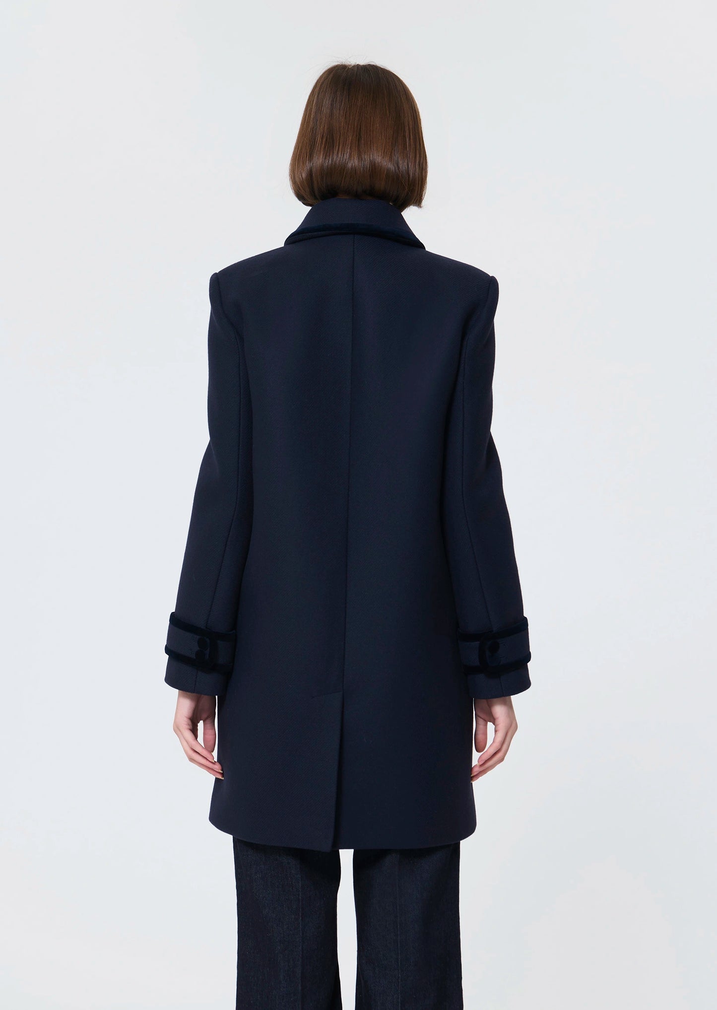 Tara Jarmon Mado Navy Coat