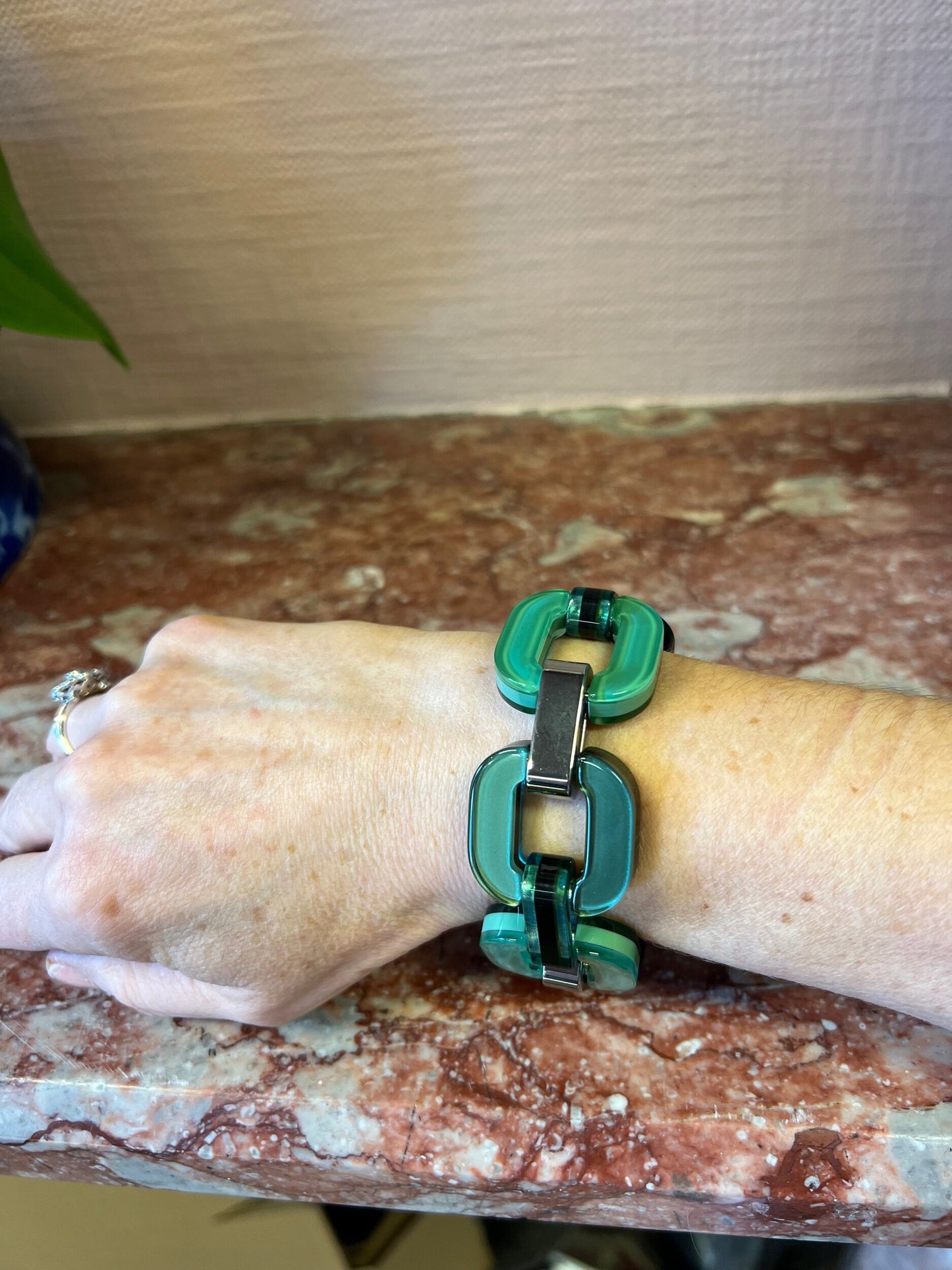 Sage and Olive Green Bracelet