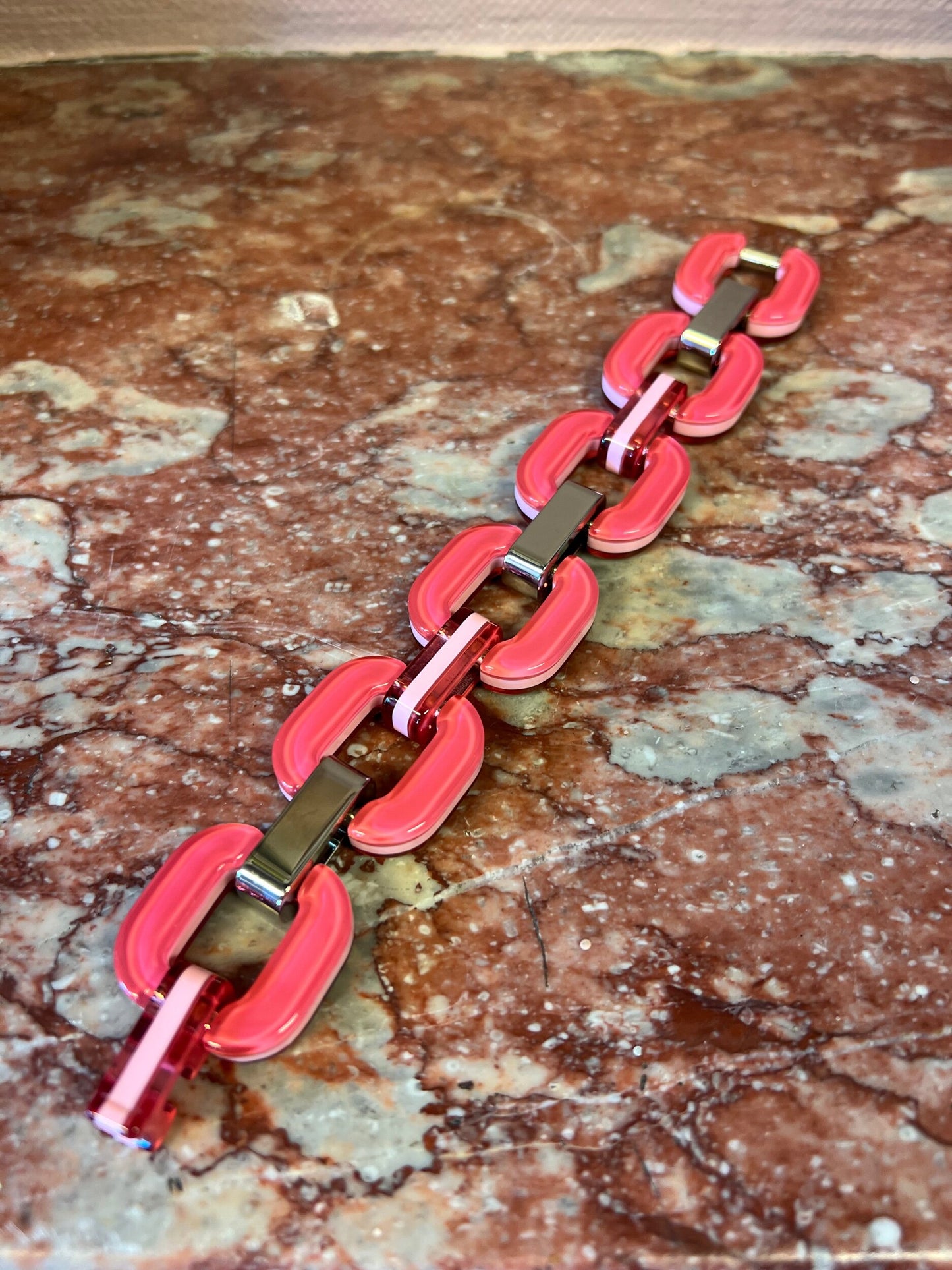 Bubblegum Pink Bracelet