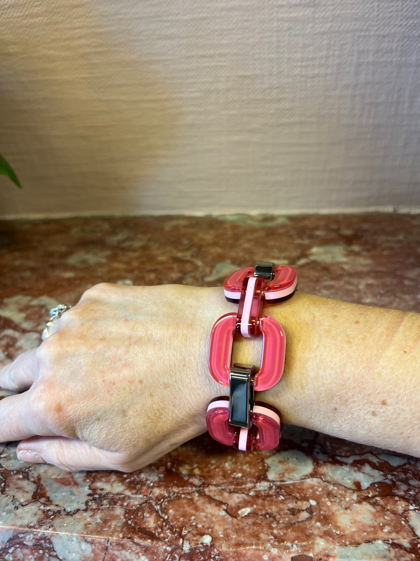Bubblegum Pink Bracelet