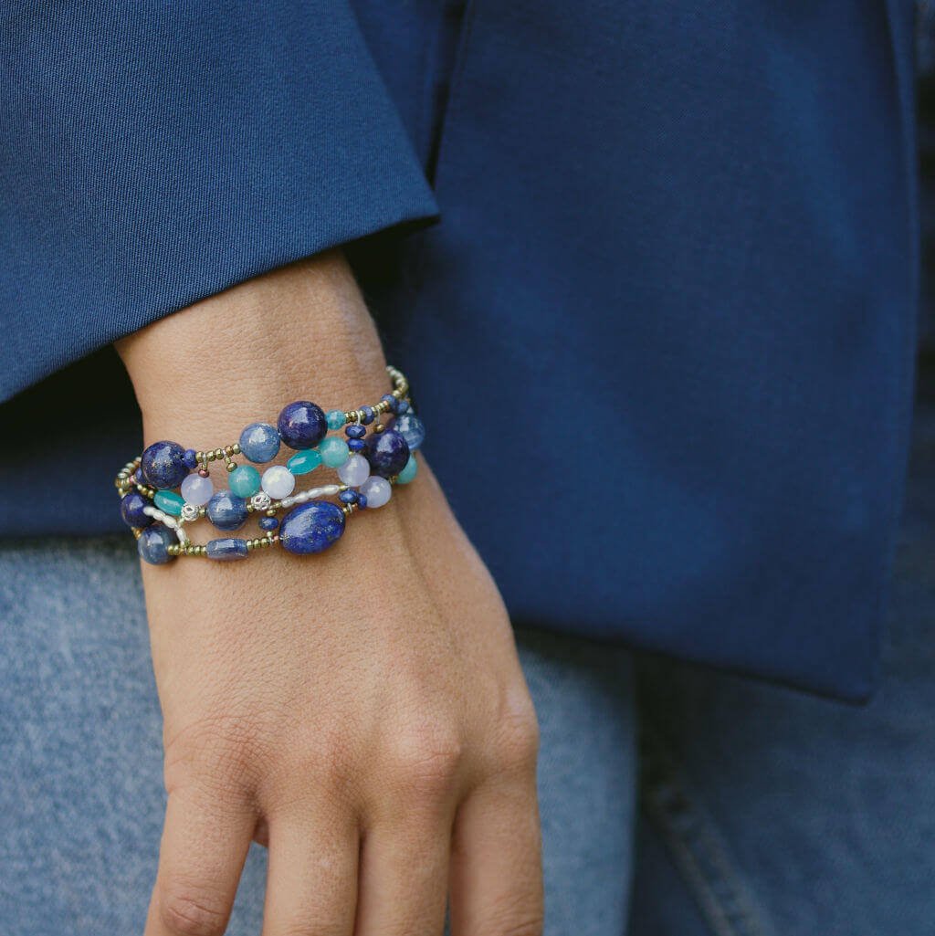 Shinju Blu Bracelet