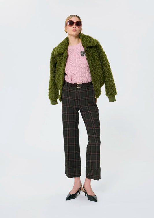 Tara Jarmon Stone Trousers English Green