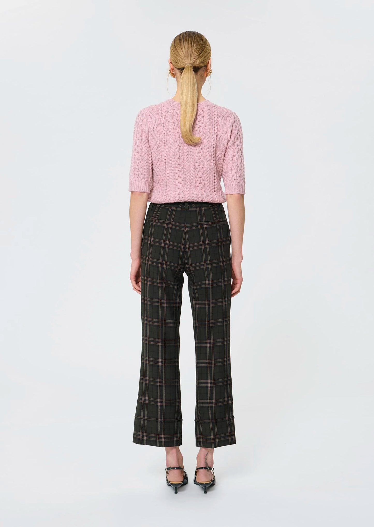 Tara Jarmon Stone Trousers English Green