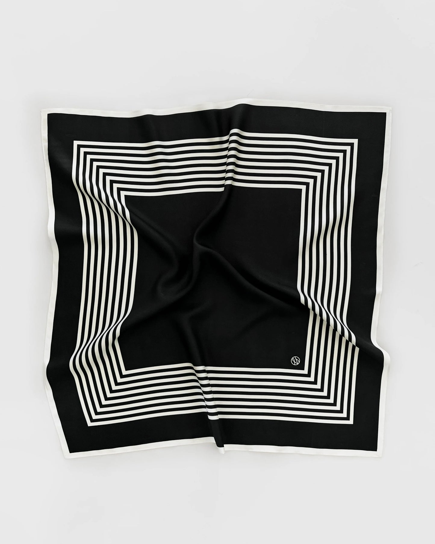 LeScarf No.2 Black 65cm