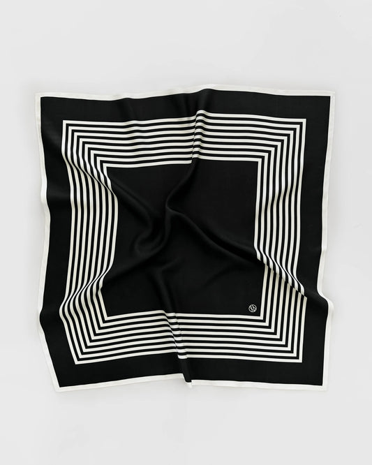 LeScarf No.2 Black 65cm