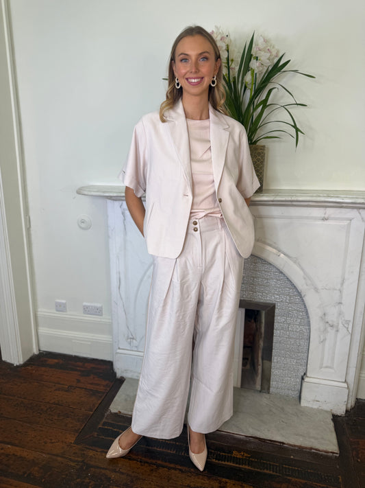 Gustav Latina Blazer in Petal Pink