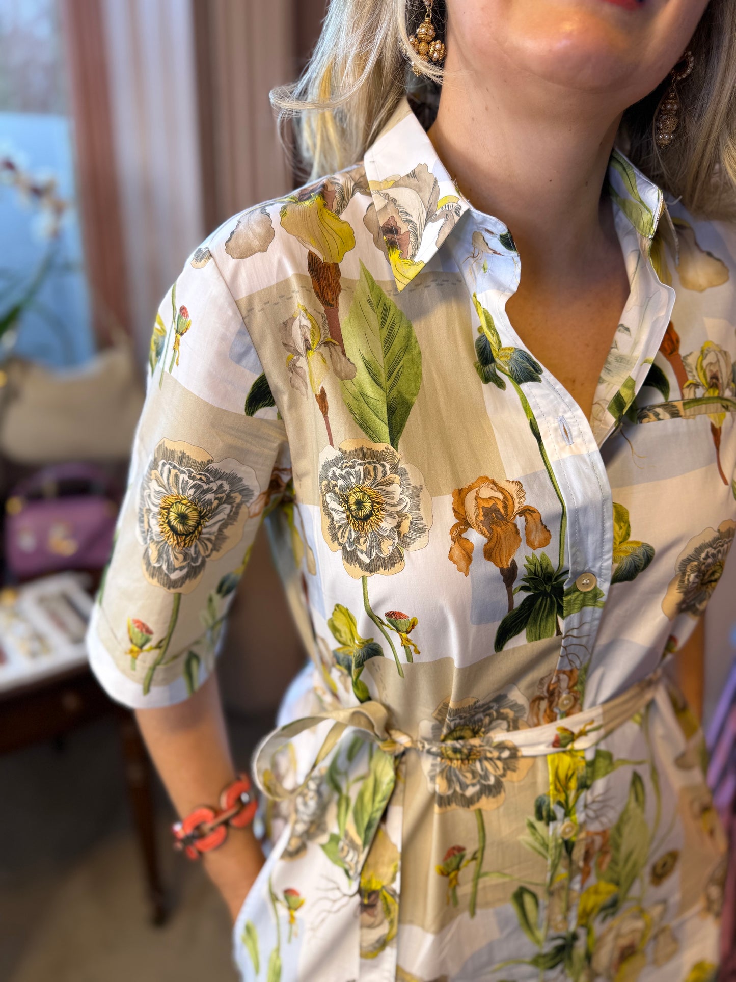 Caliban Cottage Garden Shirt Dress