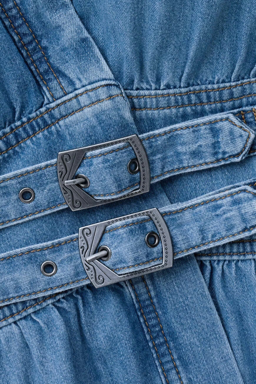 Ba&Sh Love Demin Dress