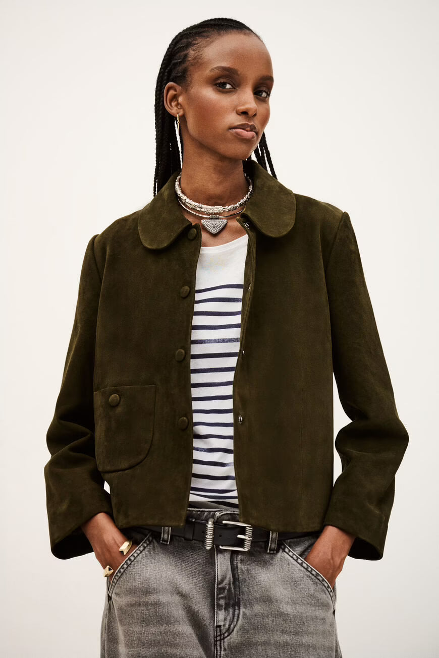 Ba&Sh Milas Straight-Cut Jacket