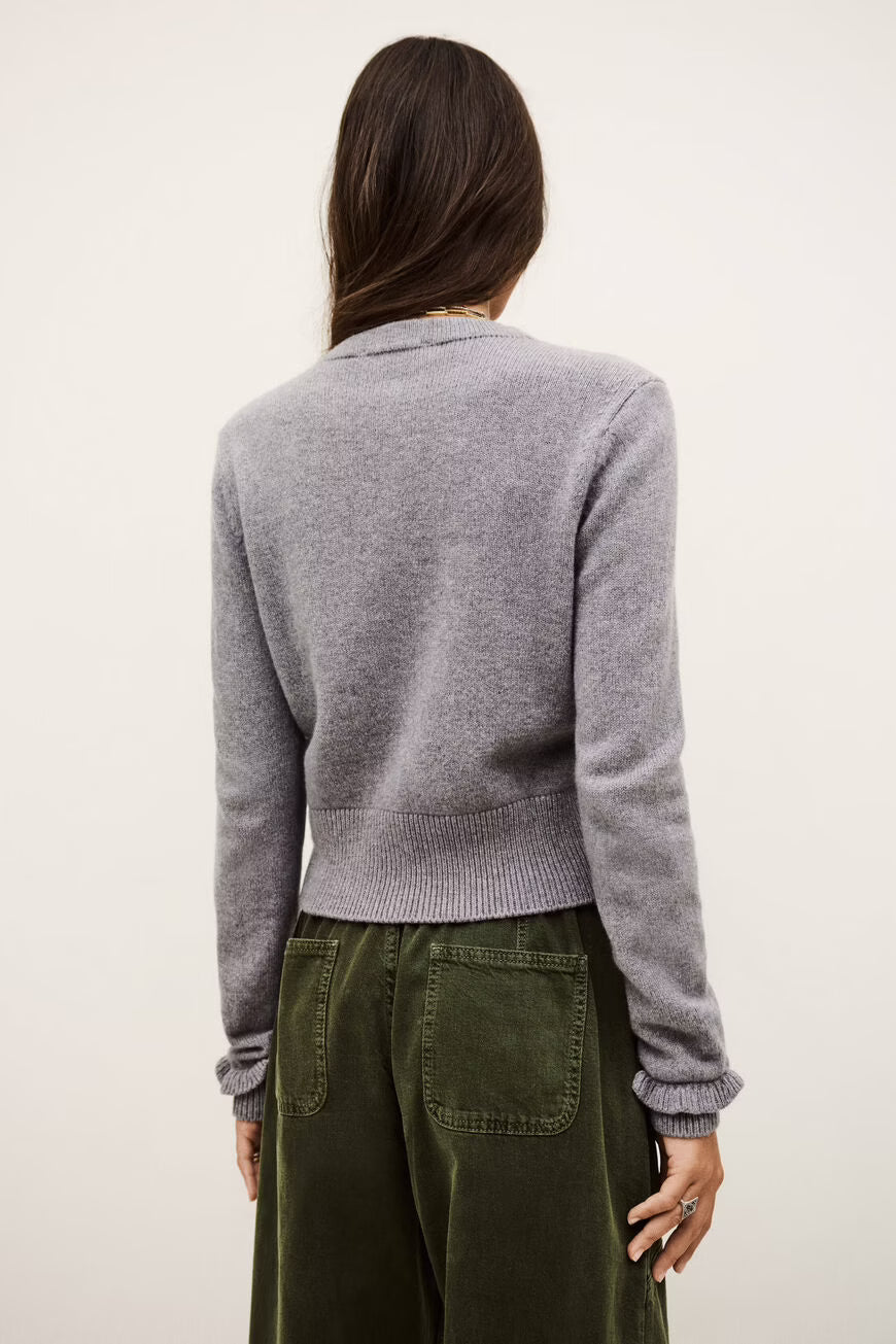 Ba&Sh Karante Grey Cardigan