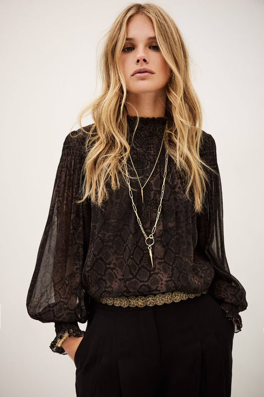 Ba&Sh Shamy Loose Fitting Blouse