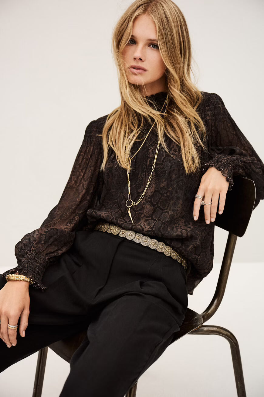 Ba&Sh Shamy Loose Fitting Blouse
