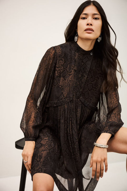 Ba&Sh Simba Printed Short Dress