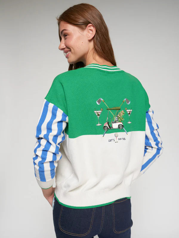 Vilagallo Embroidered Golf Jersey Let's Par Tee