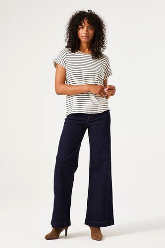 Garcia Celia Wide Leg Jeans in Dark Denim