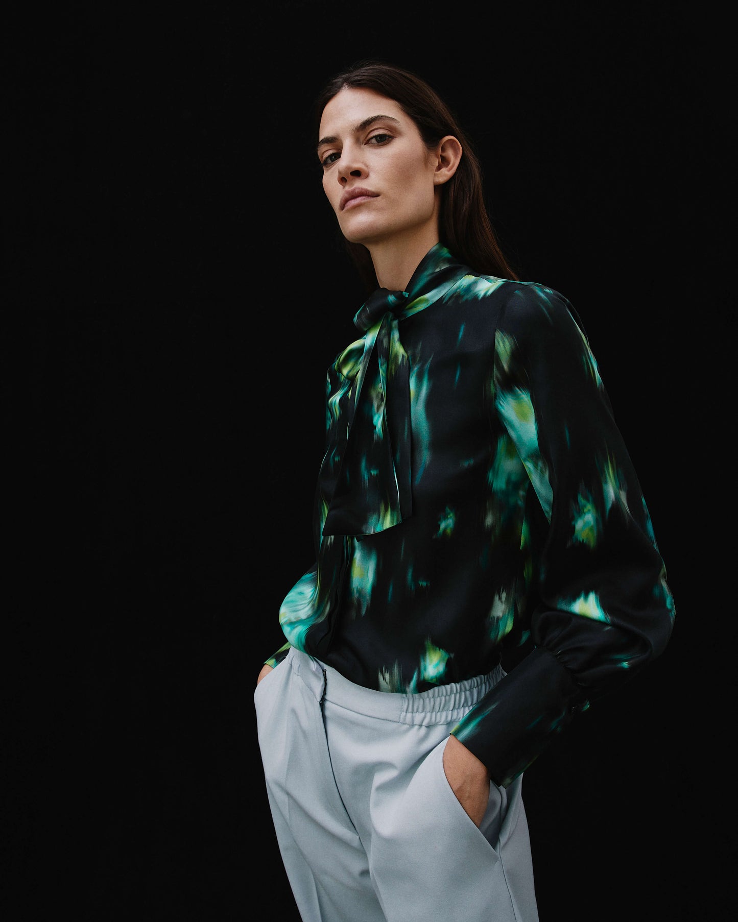 Louise Green Printed Shirt