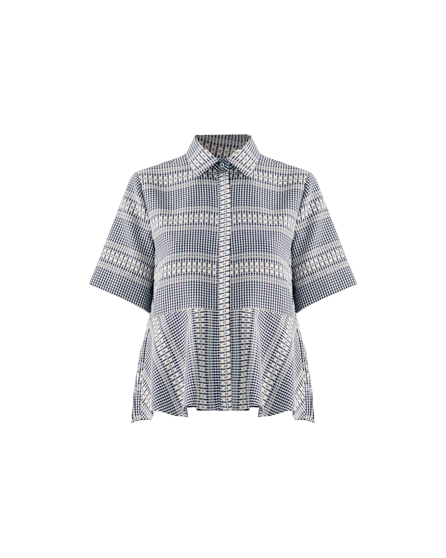 Beatrice B Cotton Shirt With Geometric Print