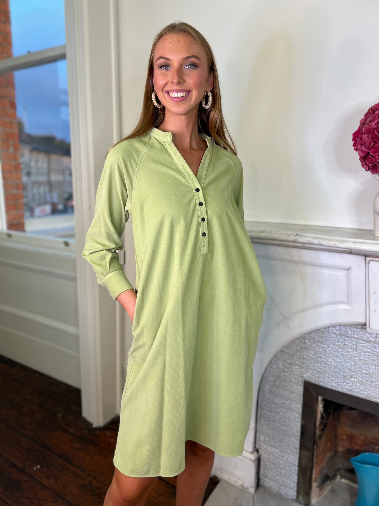 Cotton Relaxed Tunic Dress Available in 3 Colours