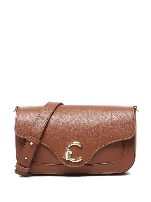 Coccinelle Grained Leather Shoulder Bag
