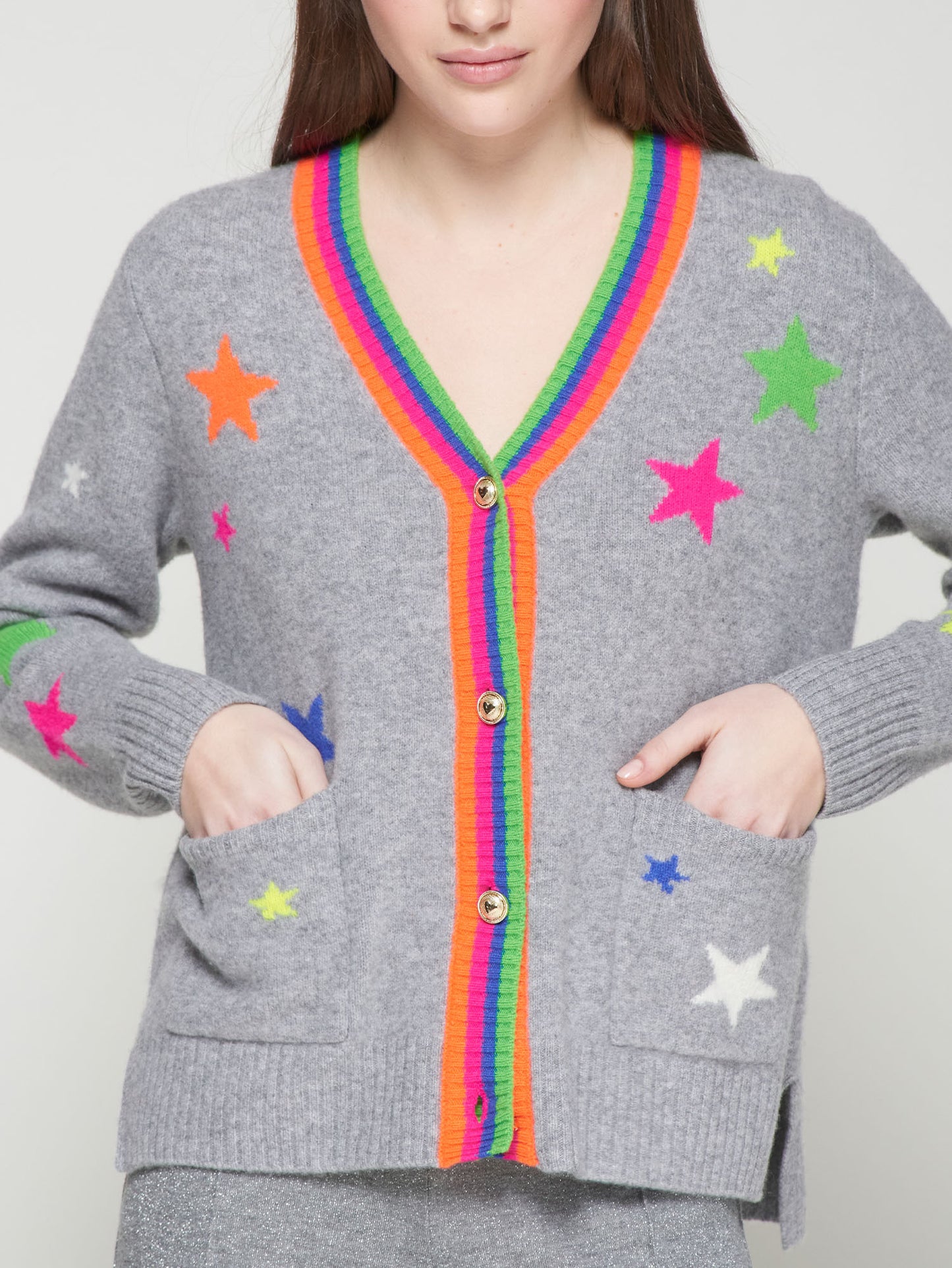 Vilagallo Grey Cardigan