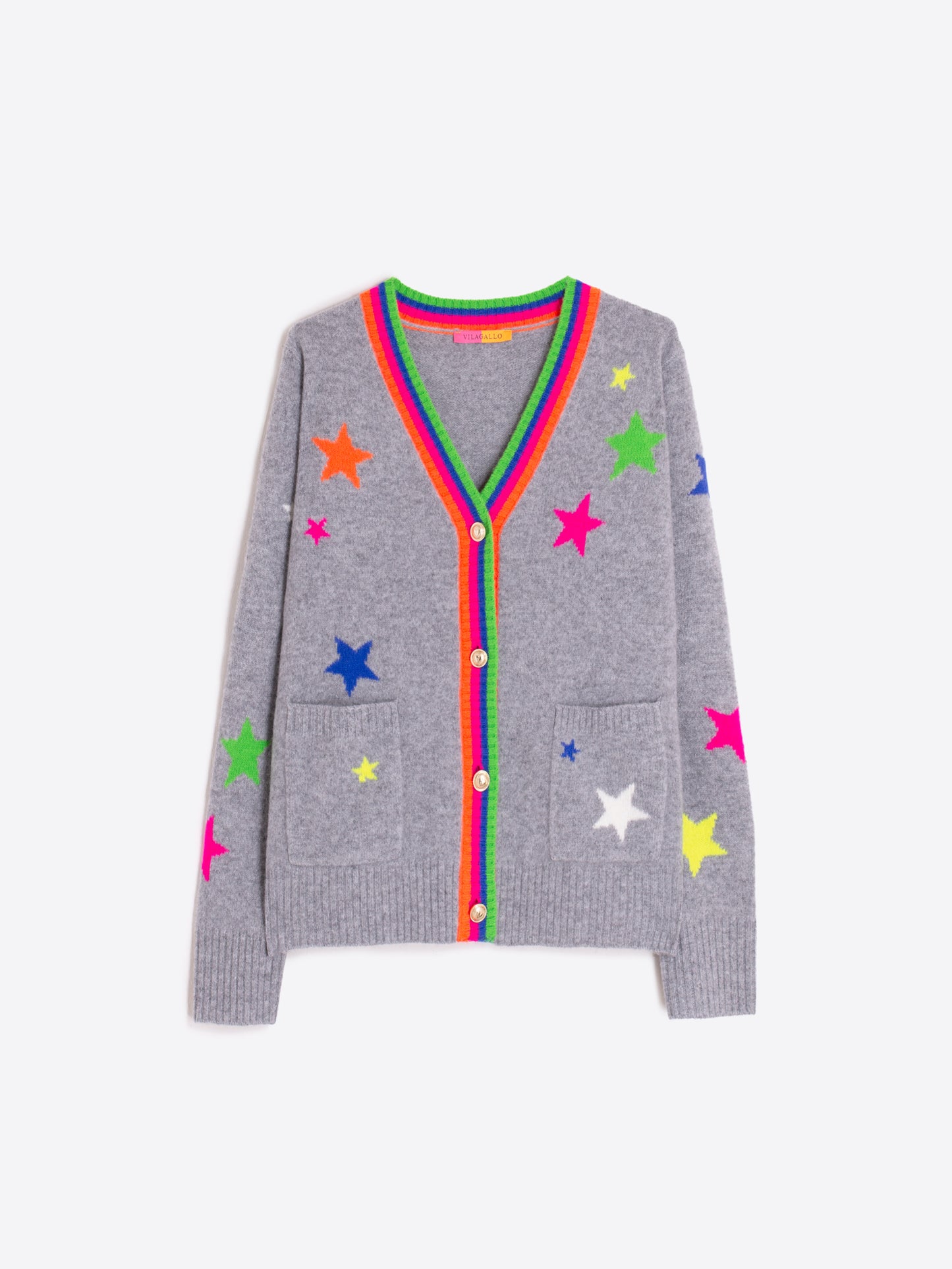 Vilagallo Grey Cardigan