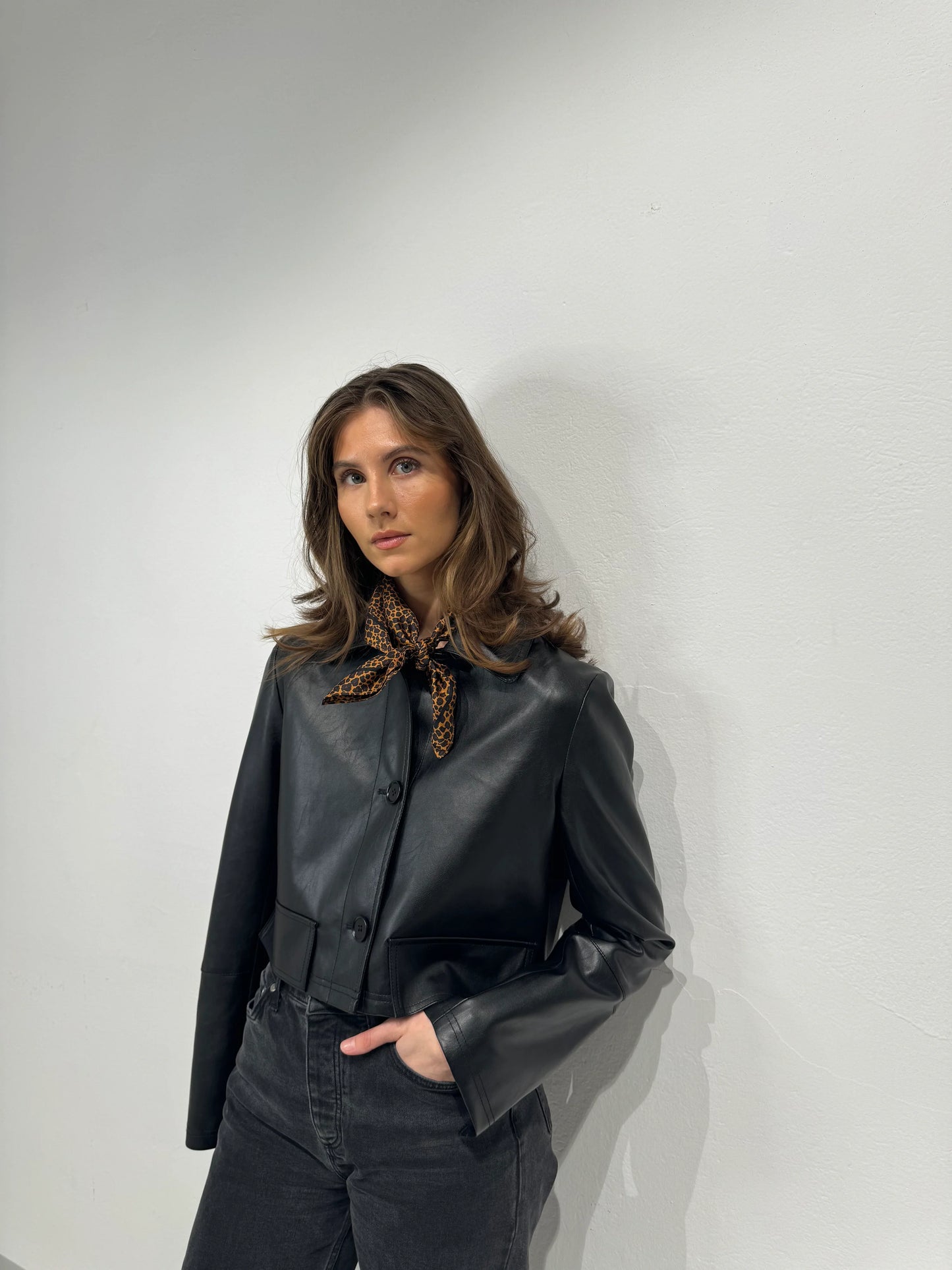 Lescarf Leo Scarf | Brown | 50 CM